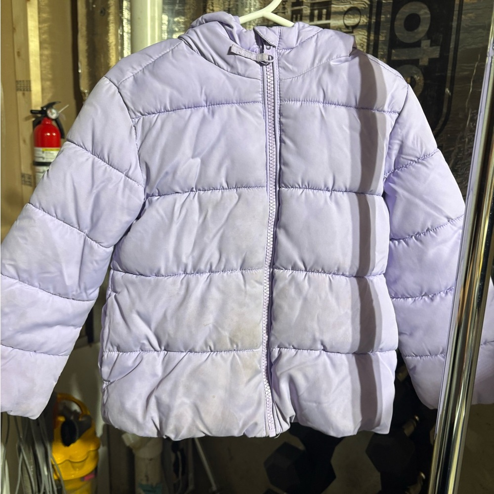 The Children's Place Light Purple Puffer Jacket